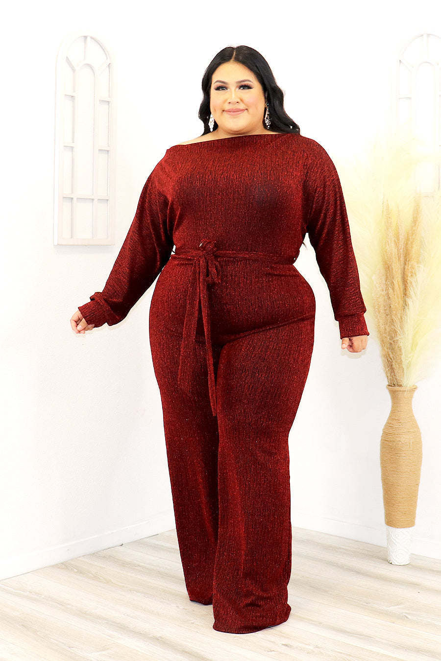 Doris's Glittery Jumpsuit Divas Plus