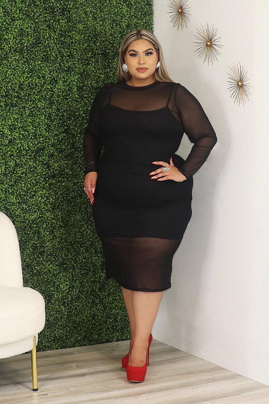 Vera Mock Neck Maxi Dress Divas