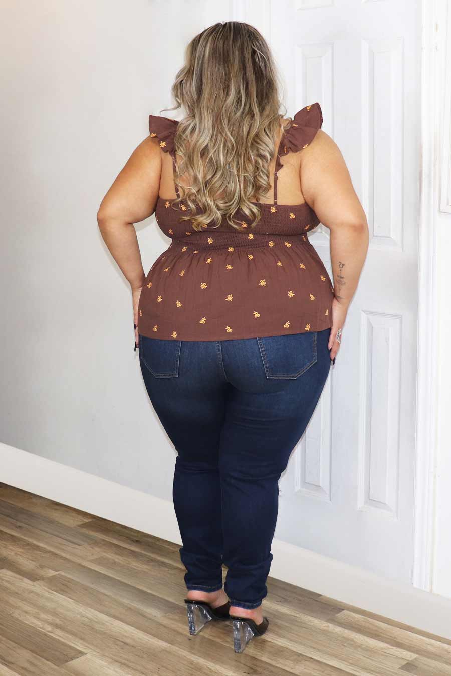 Allessia Peplum Top Divas Plus
