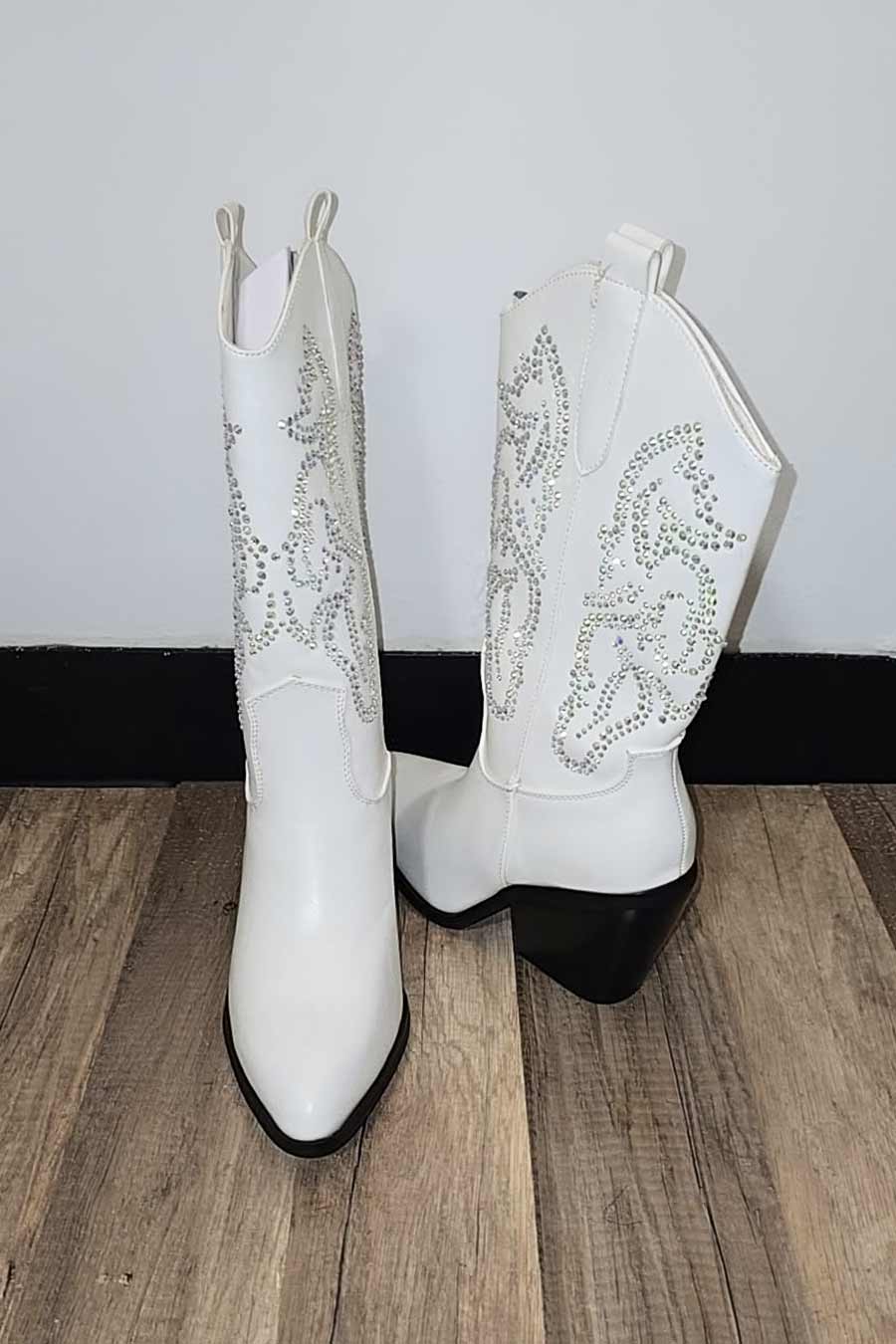 Rhinestones Boots