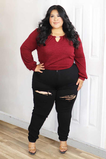 Hight Rice Jeans  Divas Plus Boutique