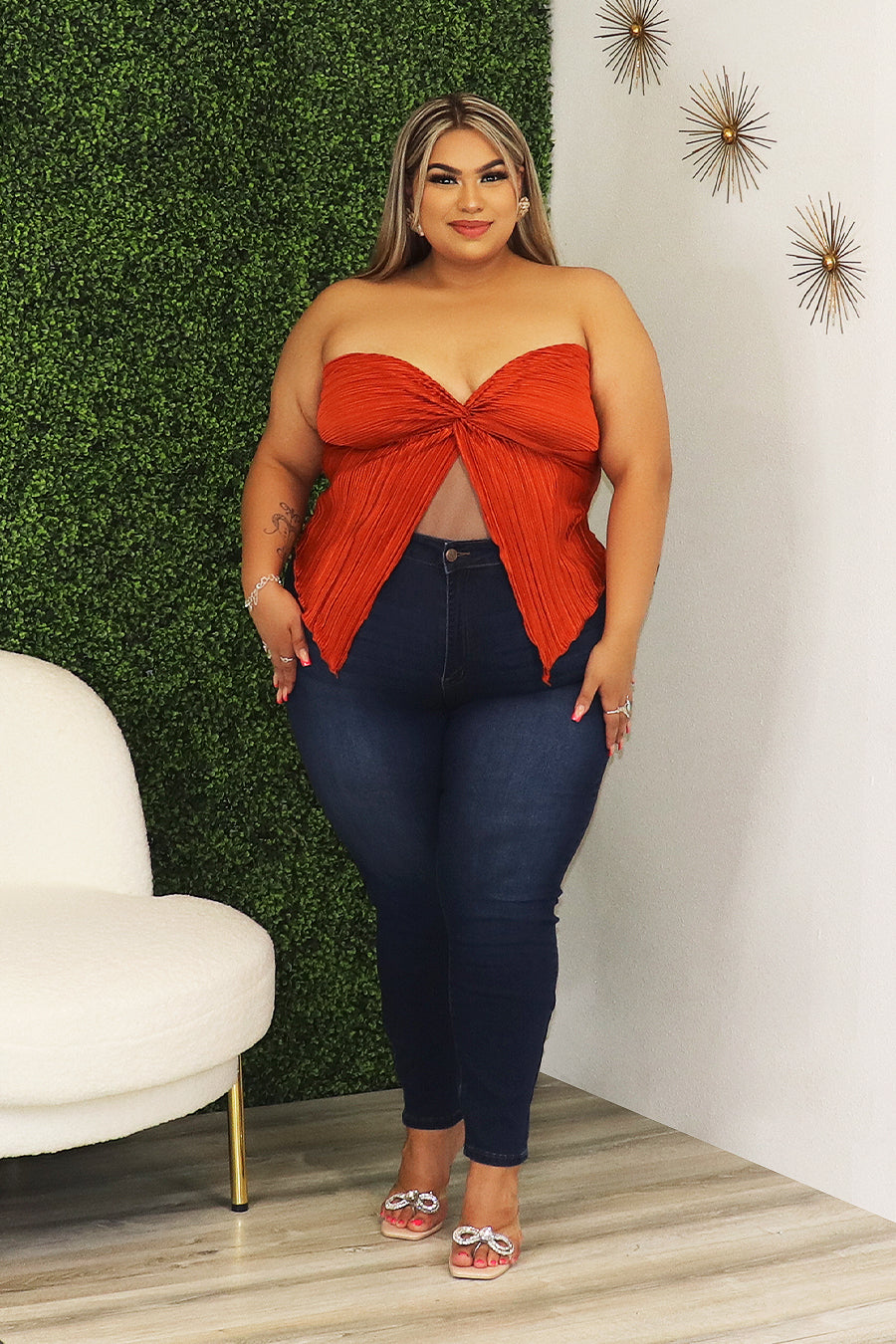Mar Twist Tube Top Divas Plus