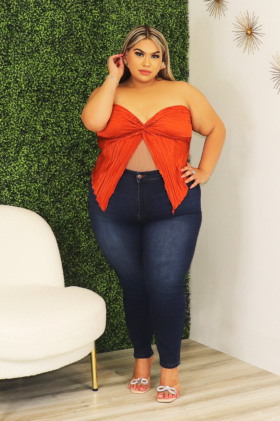 Mar Twist Tube Top Divas Plus