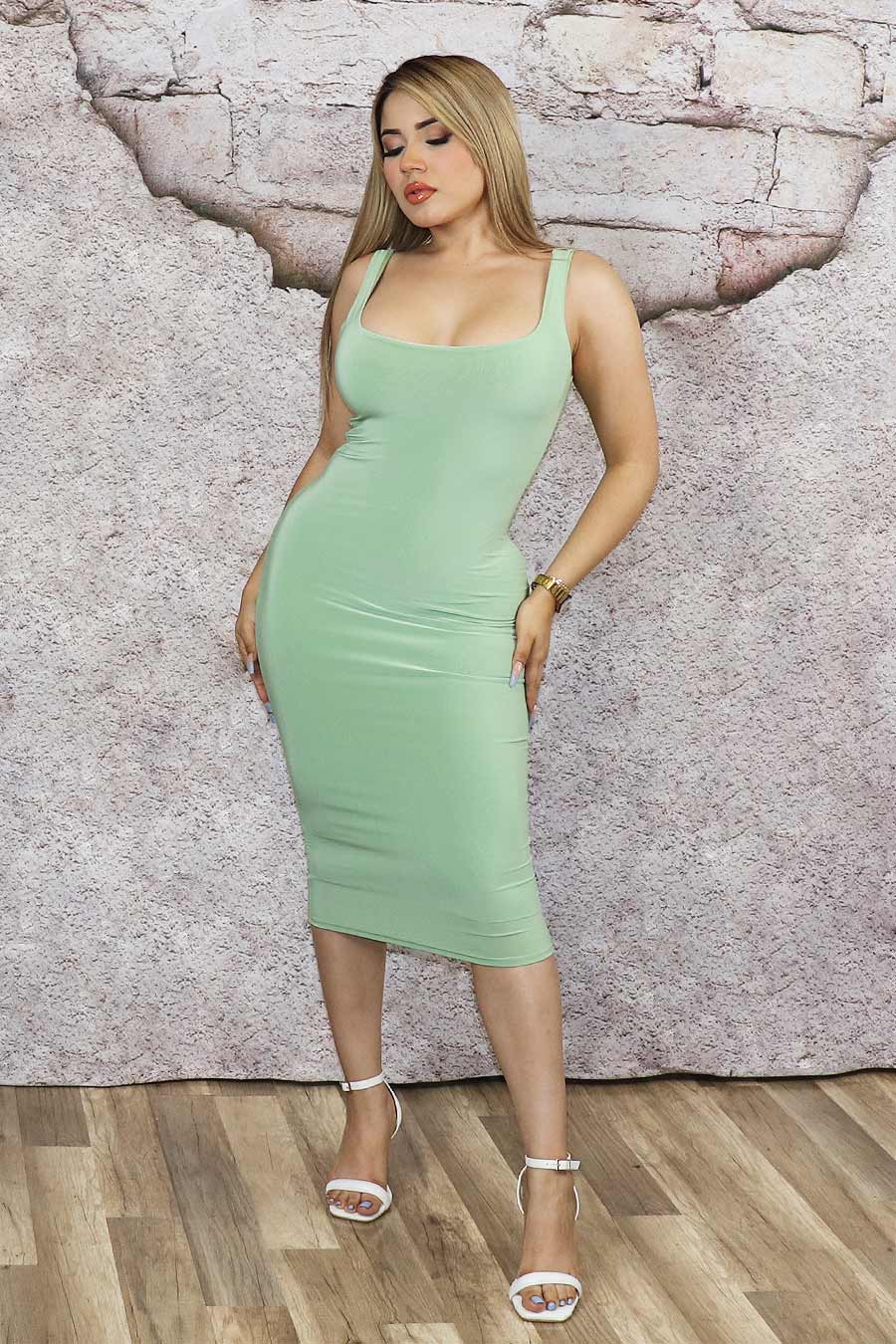 Maribel Midi Dress Divas Plus Boutique