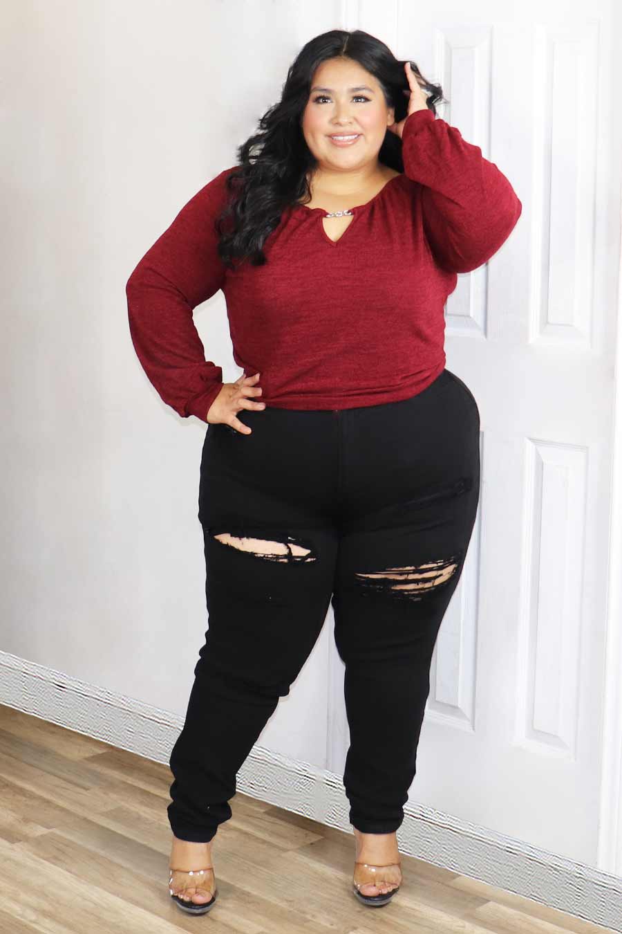 Hight Rice Jeans  Divas Plus Boutique