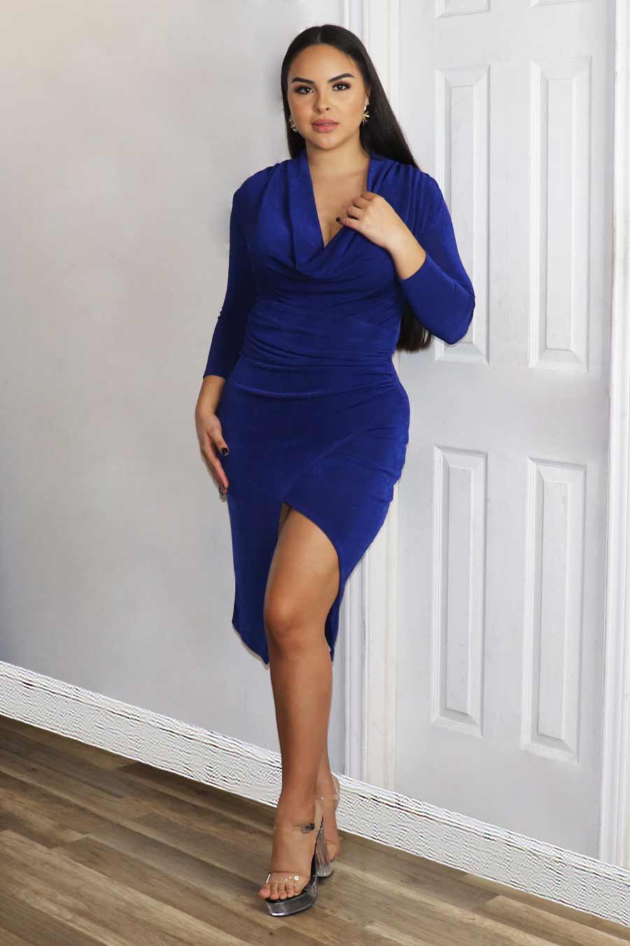 Euxenia Long Sleeve Dress Divas Plus Boutique