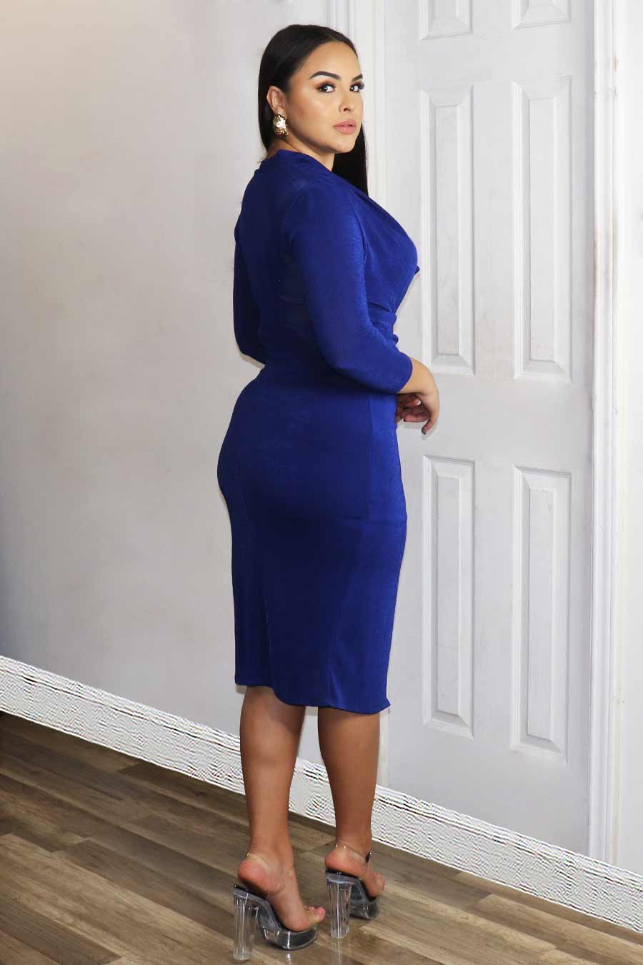 Euxenia Long Sleeve Dress Divas Plus Boutique