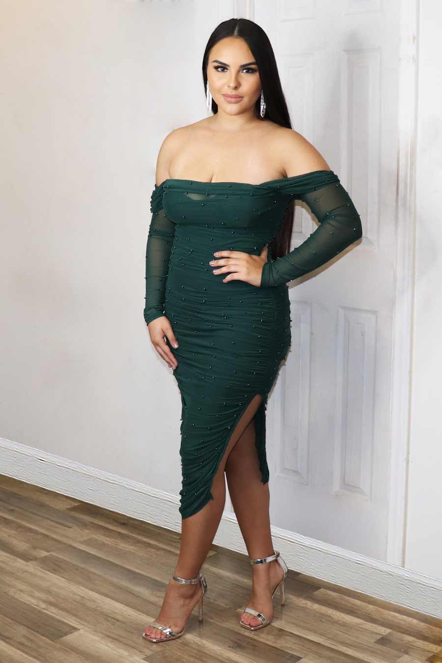 Brenda Long Sleeve Dress Divas Plus Boutique