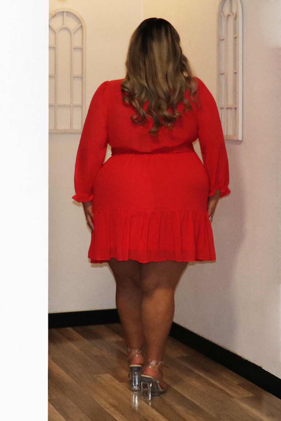 Faviola Long Sleeve Dress Divas Plus