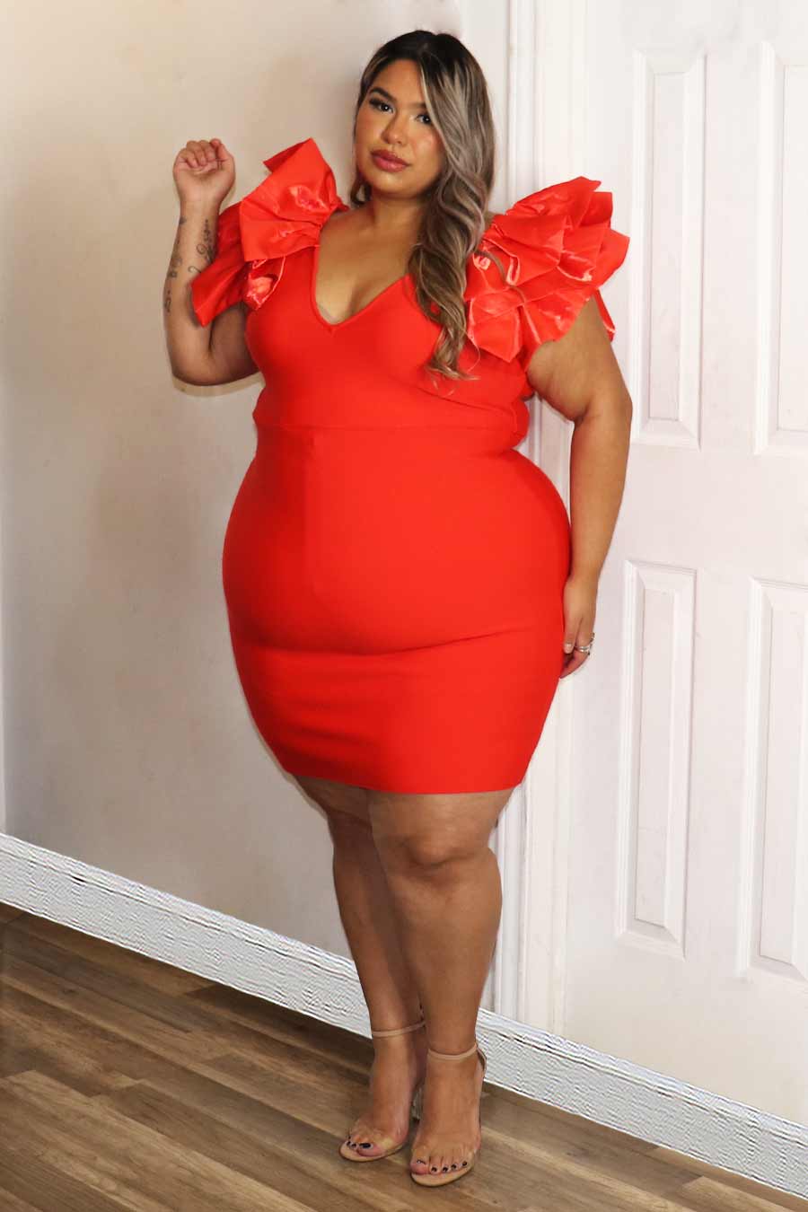 Agathe Bandage Dress Divas Plus Boutique