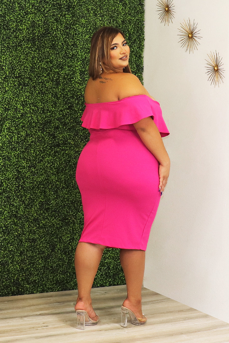 Carlota Off Shoulder Dress Divas Plus