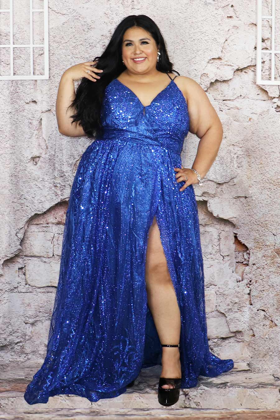 Antonela  Sequence Dress Divas Plus Boutique