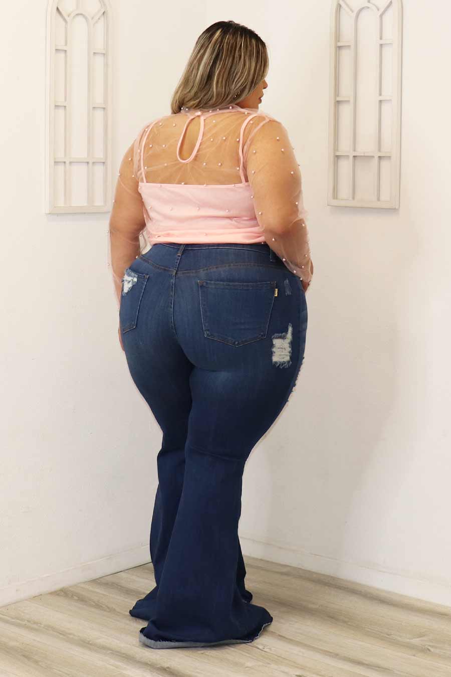 Brianda Long Sleeve Top Divas Plus Boutique