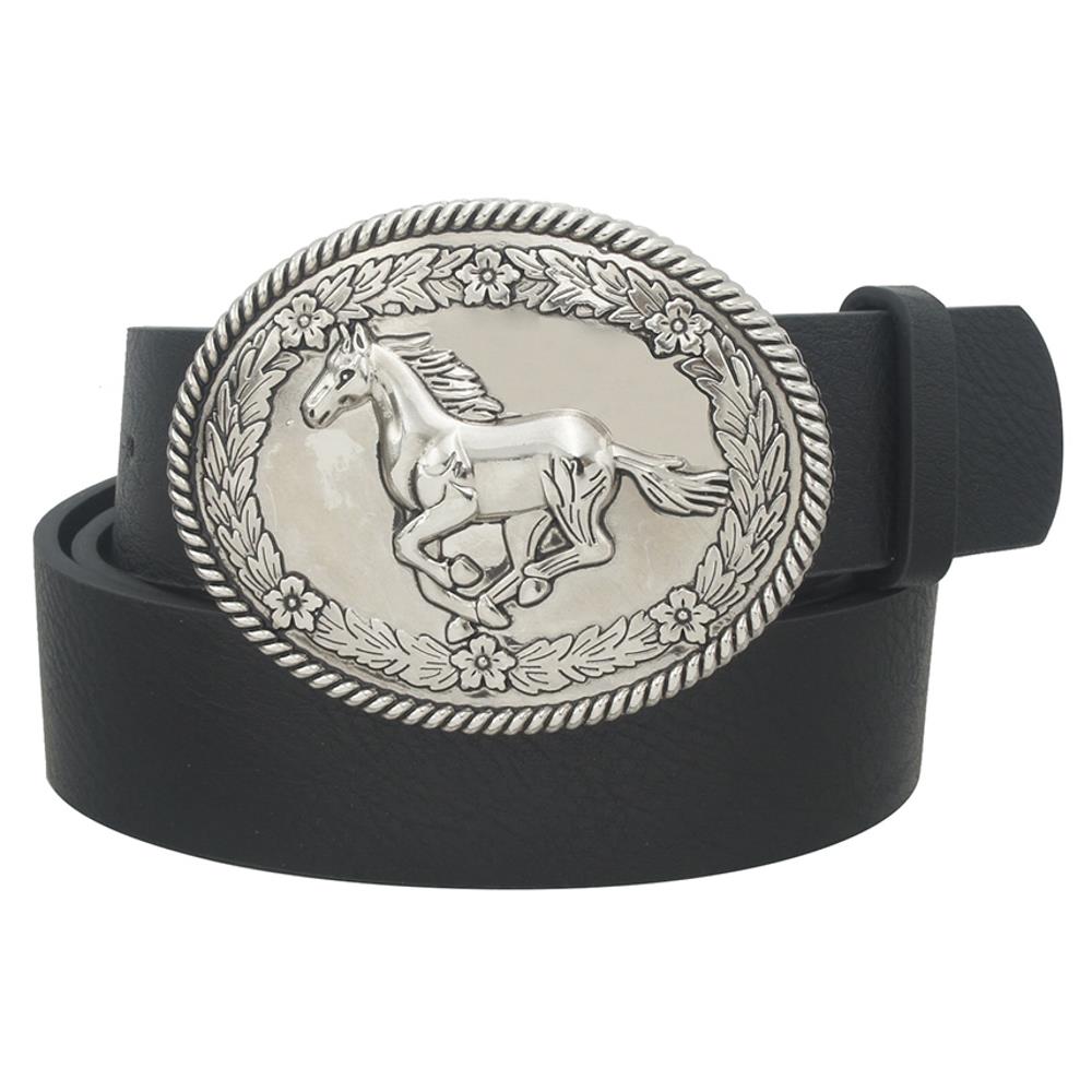 Horse Oval Buckle Plus Size Belt Divas Plus Boutique