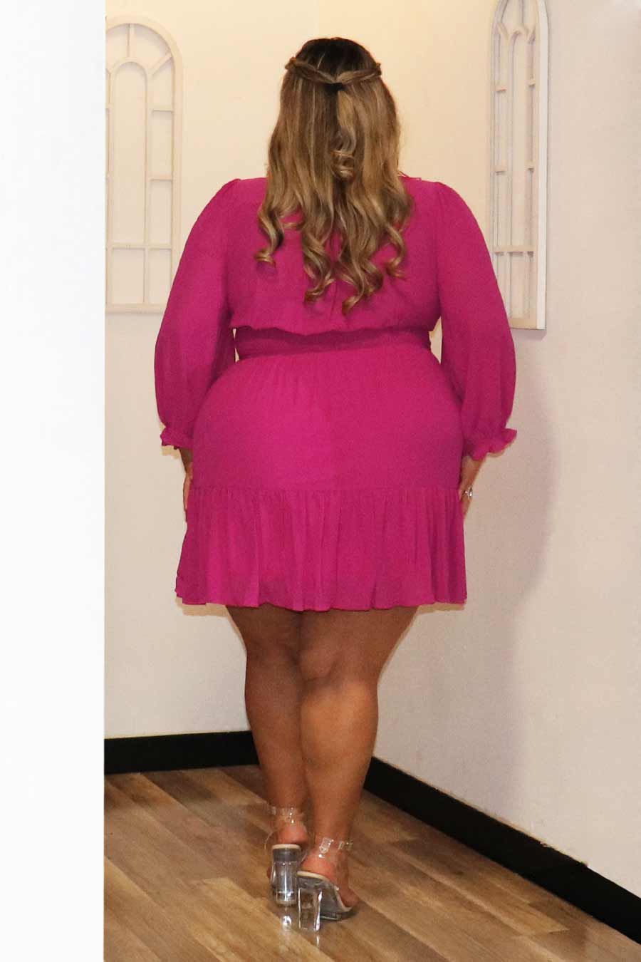 Faviola Long Sleeve Dress Divas Plus