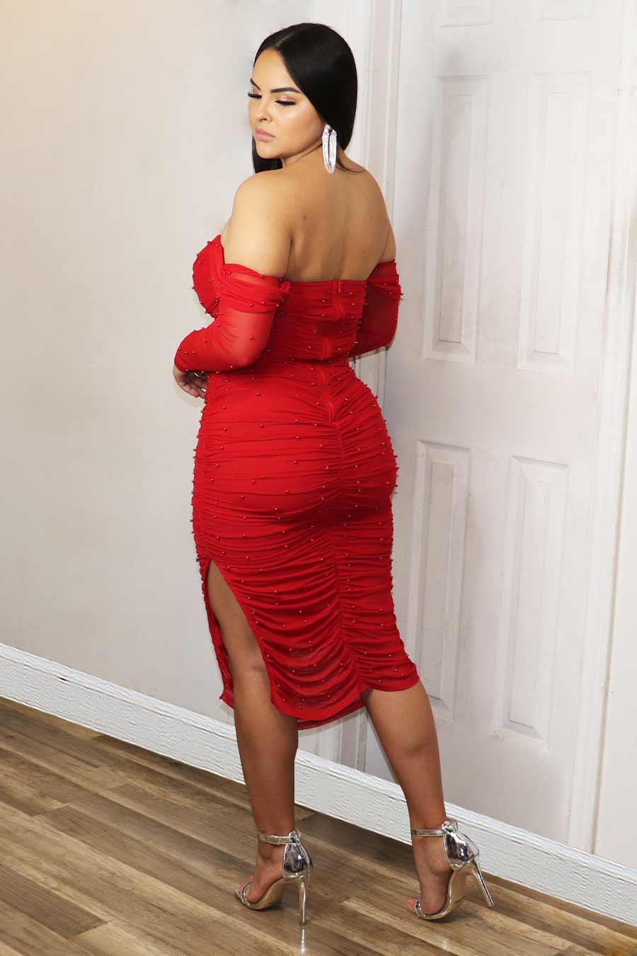 Brenda Long Sleeve Dress Divas Plus Boutique