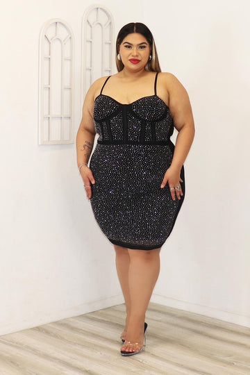 Bricia Rhinestone Dress Divas Boutique