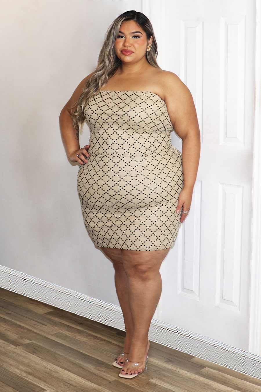 Alice Strapless Dress Divas Plus Boutique