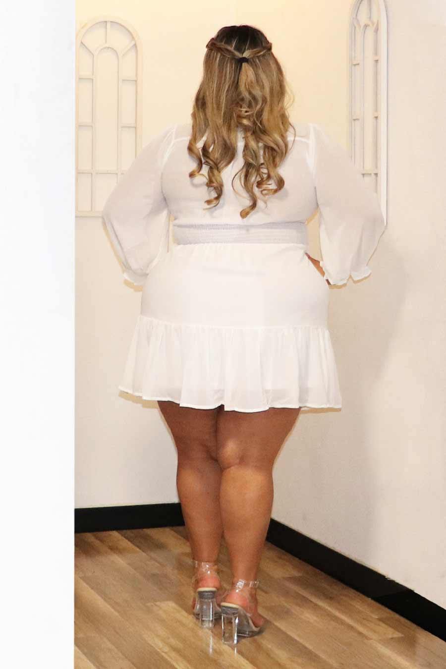 Faviola Long Sleeve Dress Divas Plus