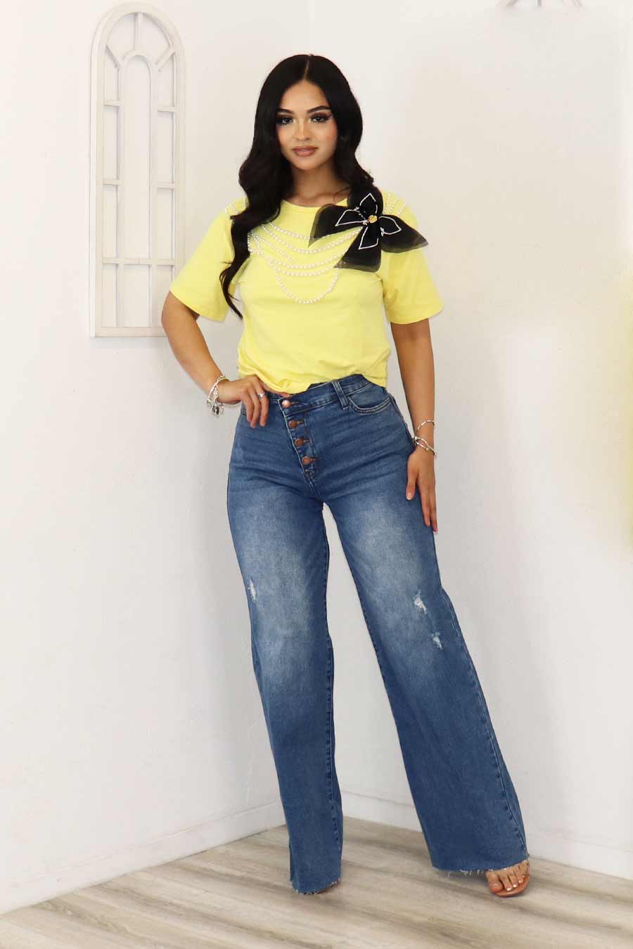 Camellia's Peral Ribbon  Top Divas