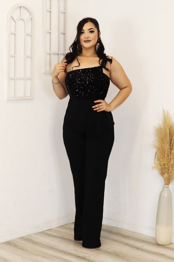 Elsa Multi-color Sequin Jumpsuit Divas