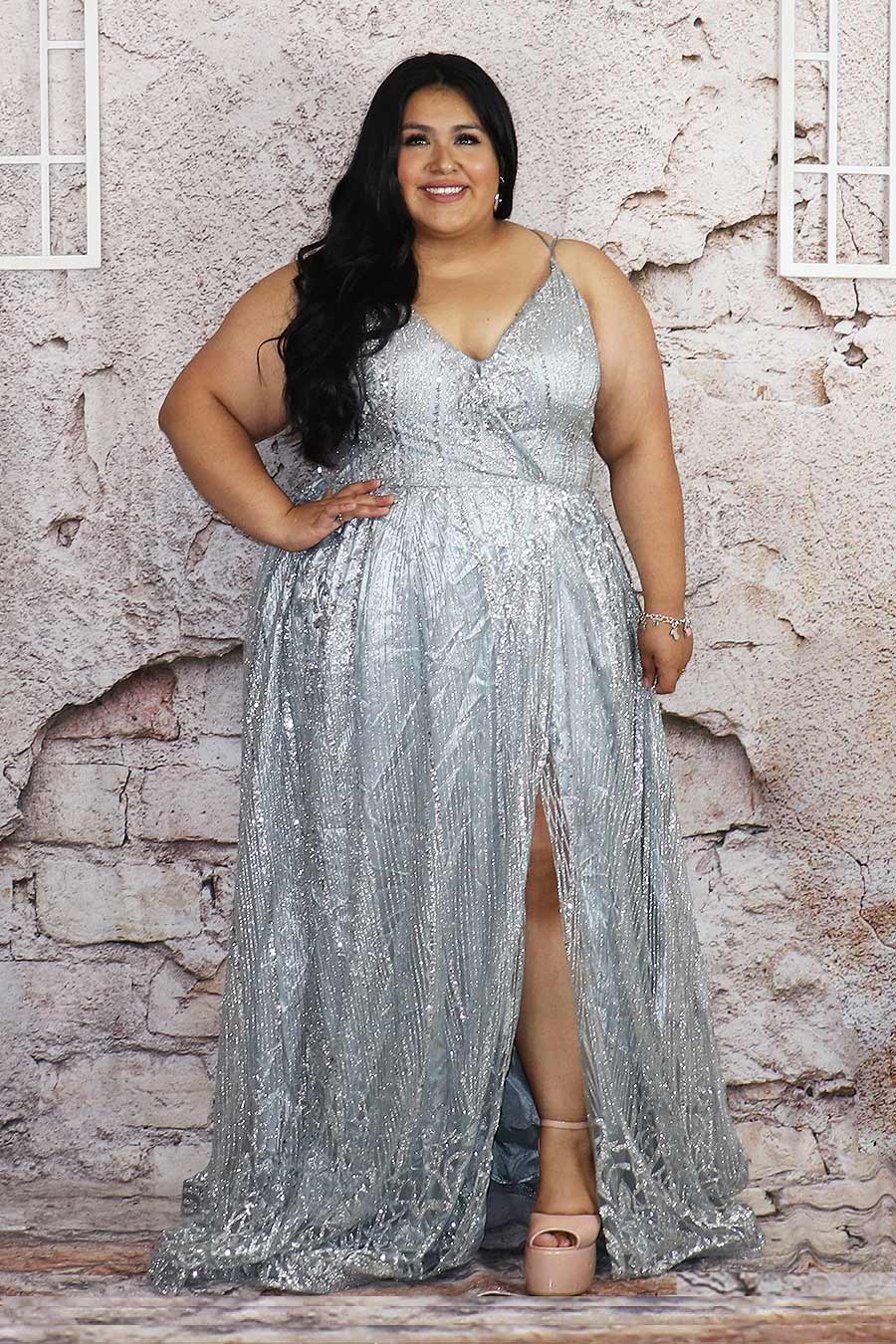 Antonela  Sequence Dress Divas Plus Boutique