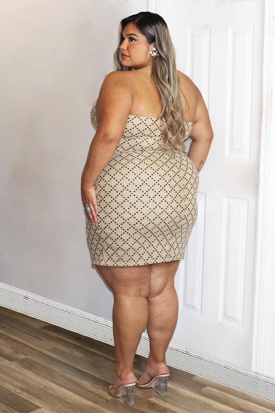 Alice Strapless Dress Divas Plus Boutique