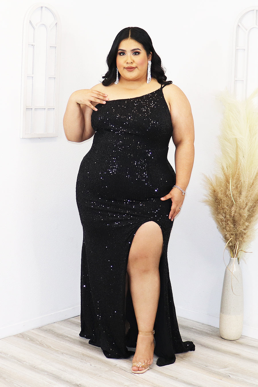 Danica Sequin Dress Divas Plus