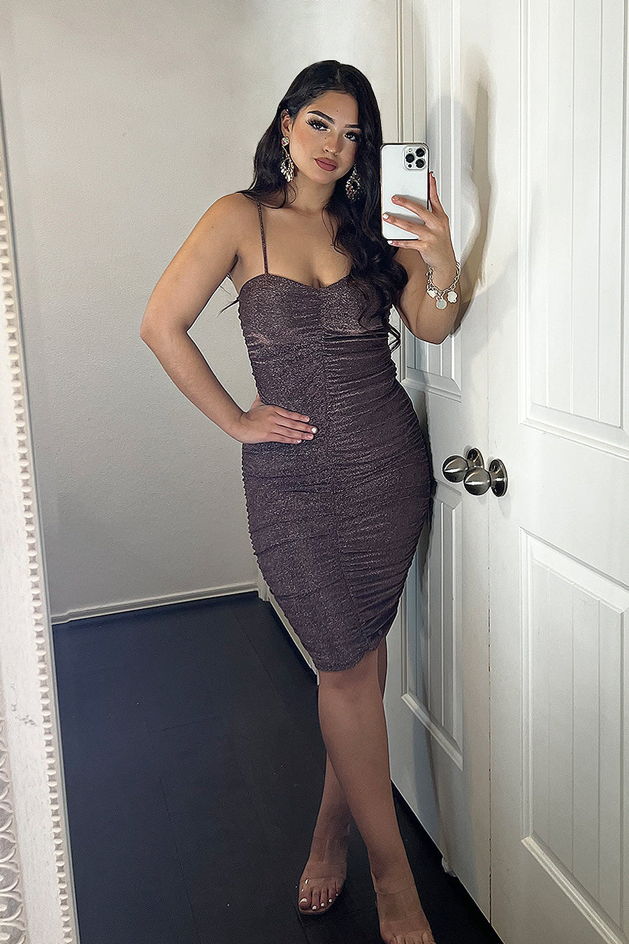 Lidia Glittery Dress Divas Plus