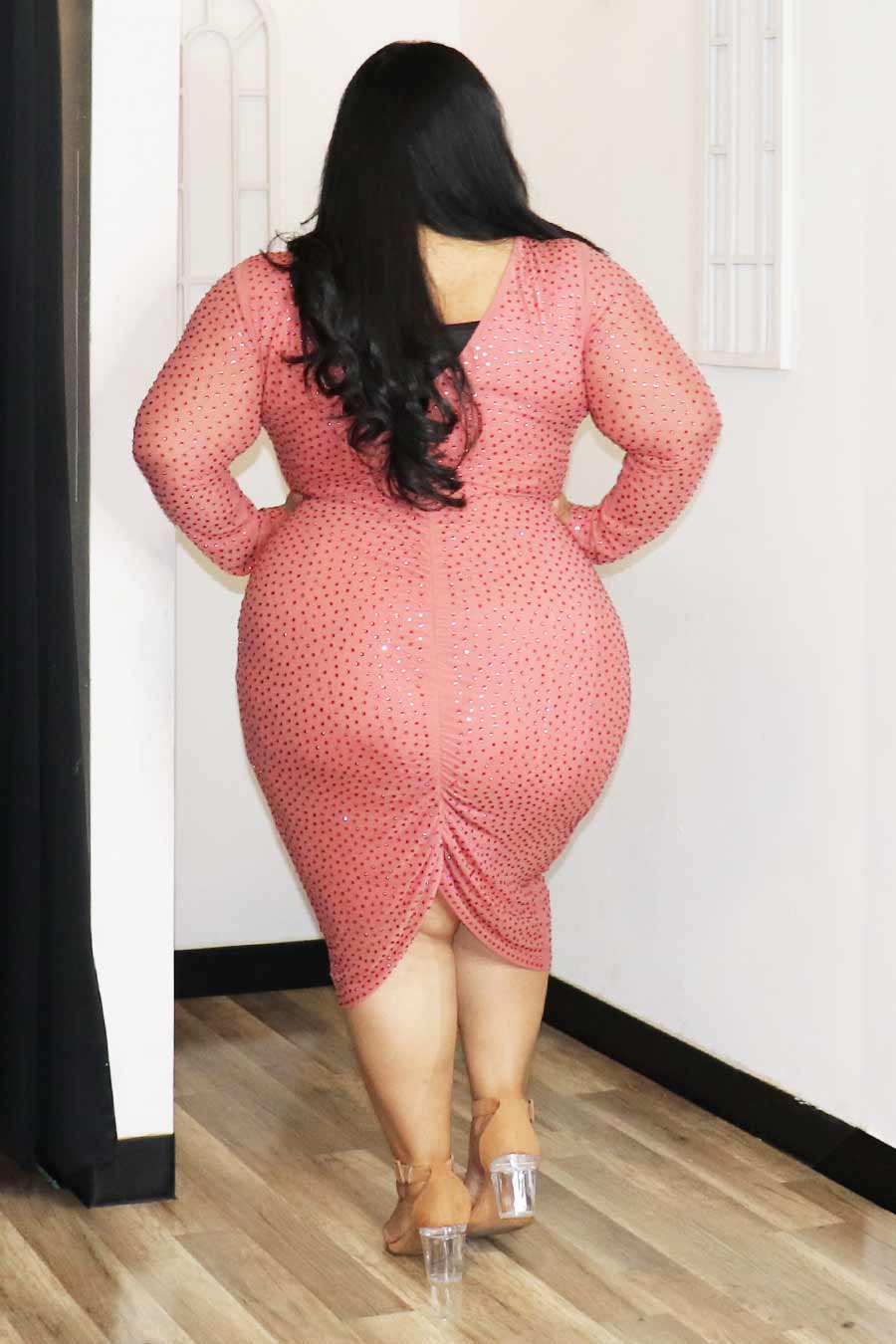 Bebetta Rhinestone Dress Divas Plus Boutique