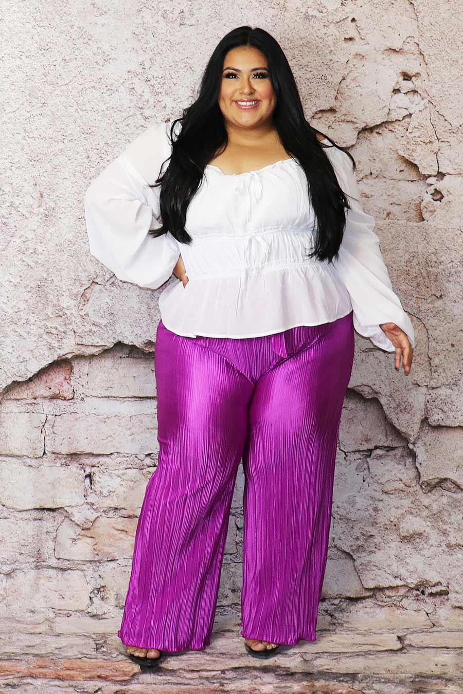 Elisa Long Sleeve Top Divas Plus Boutique