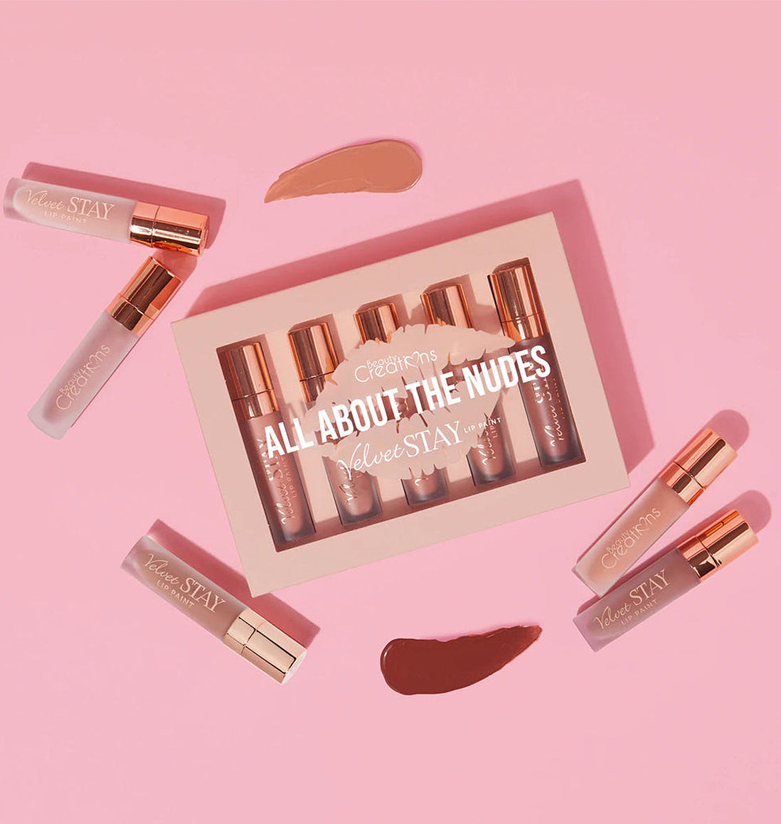 Nudes Velvet Stay Lip Set