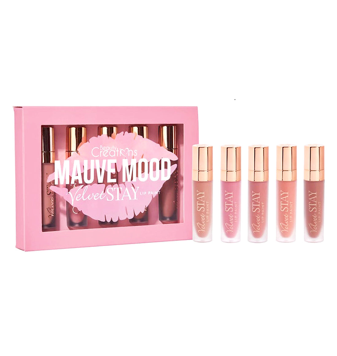 Mauve Mood Velvet Stay Lip Set