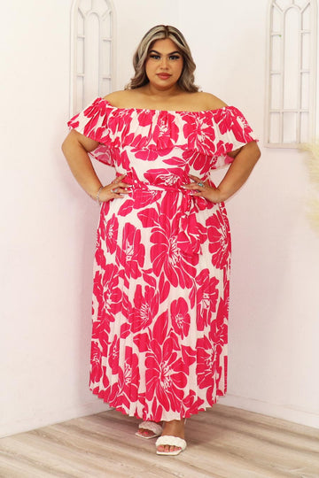 Abigail Off Shoulder Pleated Divas Boutique