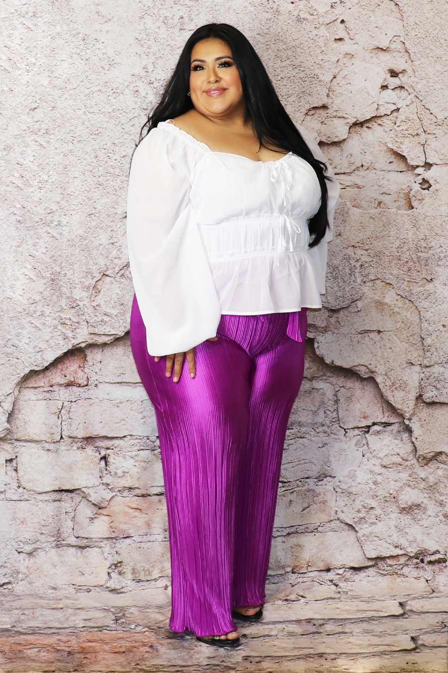Elisa Long Sleeve Top Divas Plus Boutique