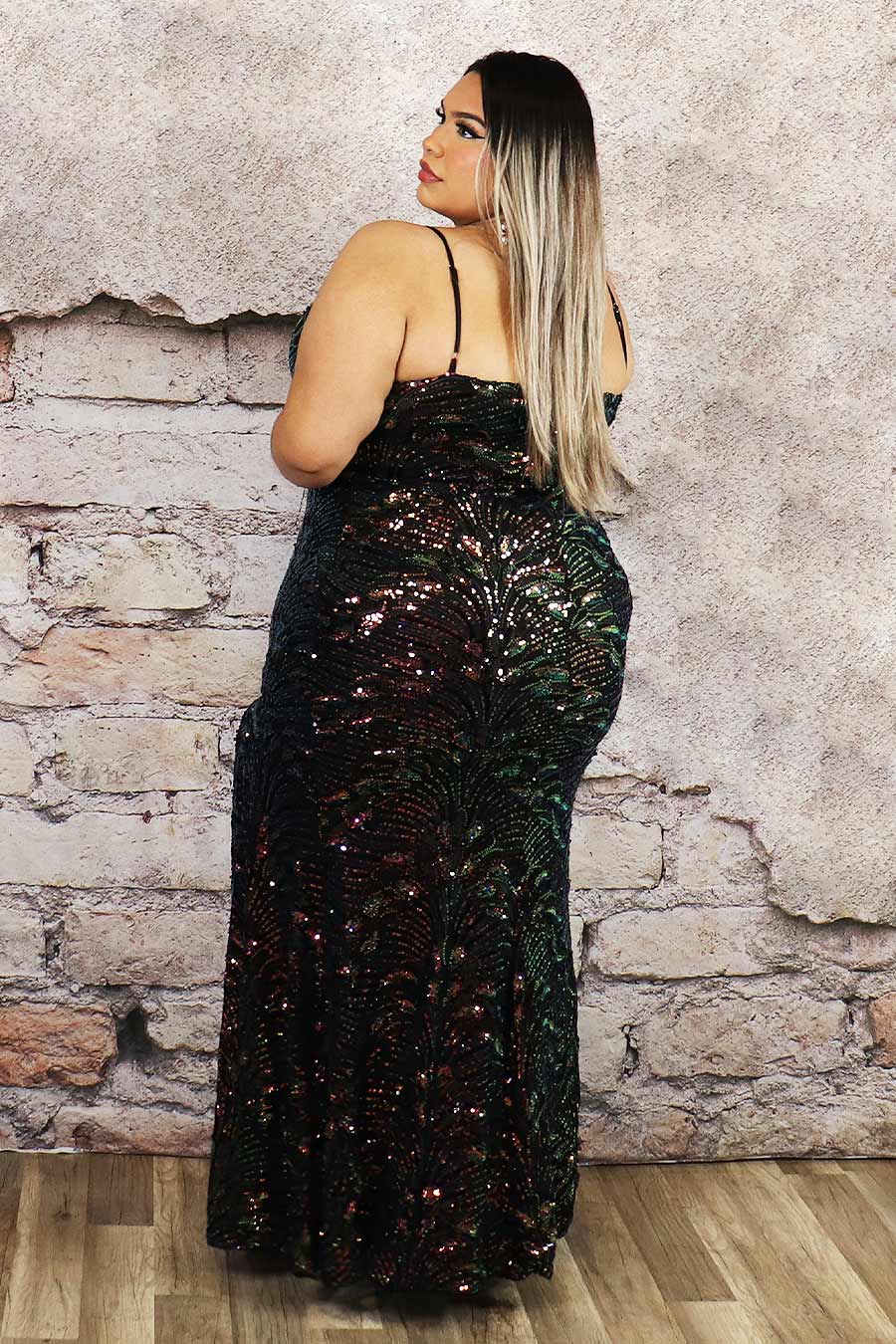 Maely's  Sequence Dress Divas Plus Boutique