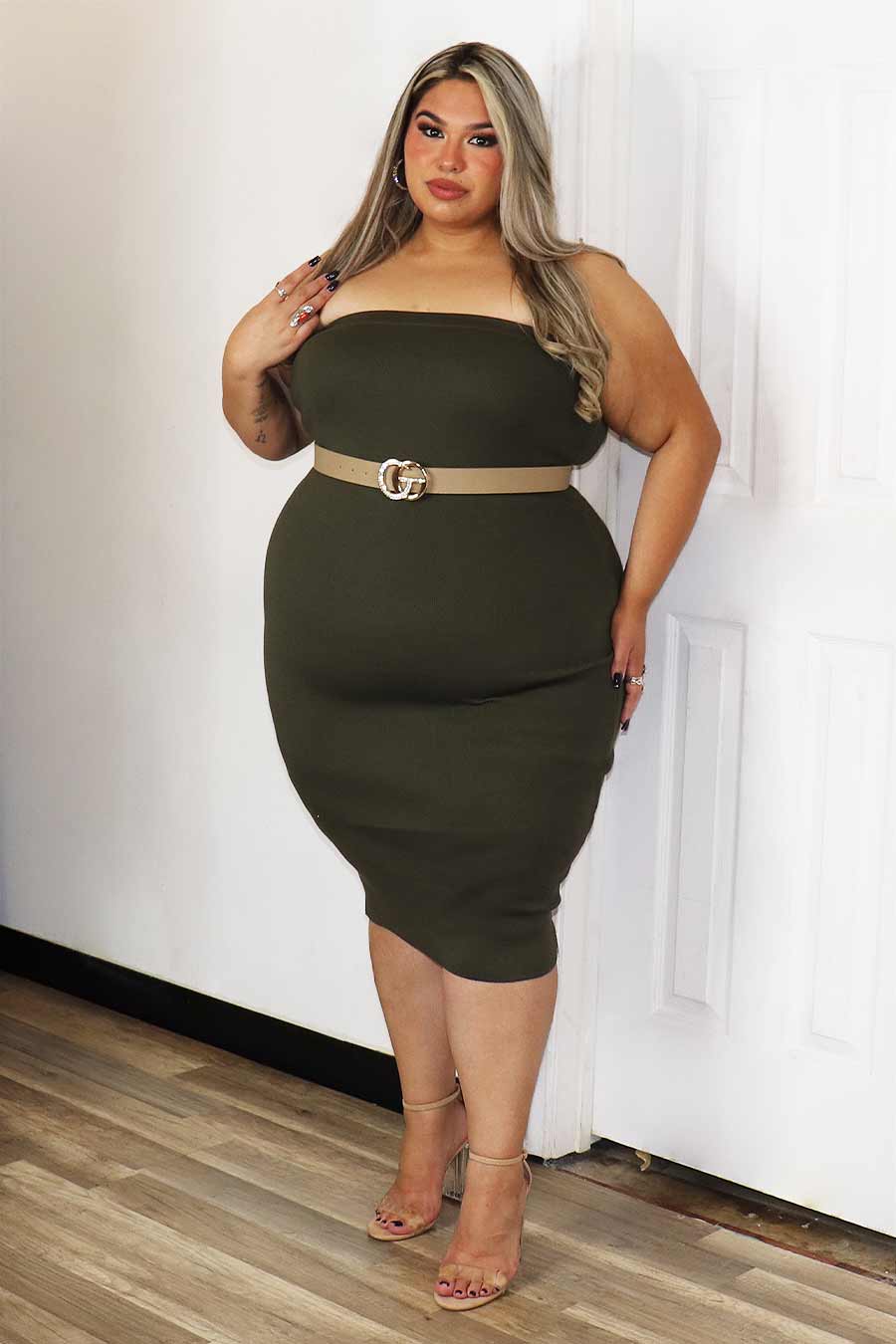 Galia Tube Dress Divas Plus Boutique
