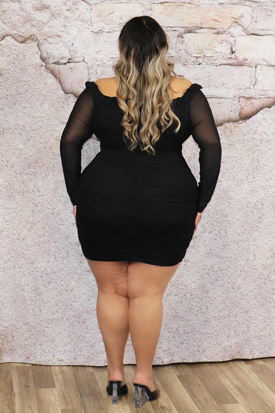 Beatrice Long Sleeve Dress Divas Plus Boutique