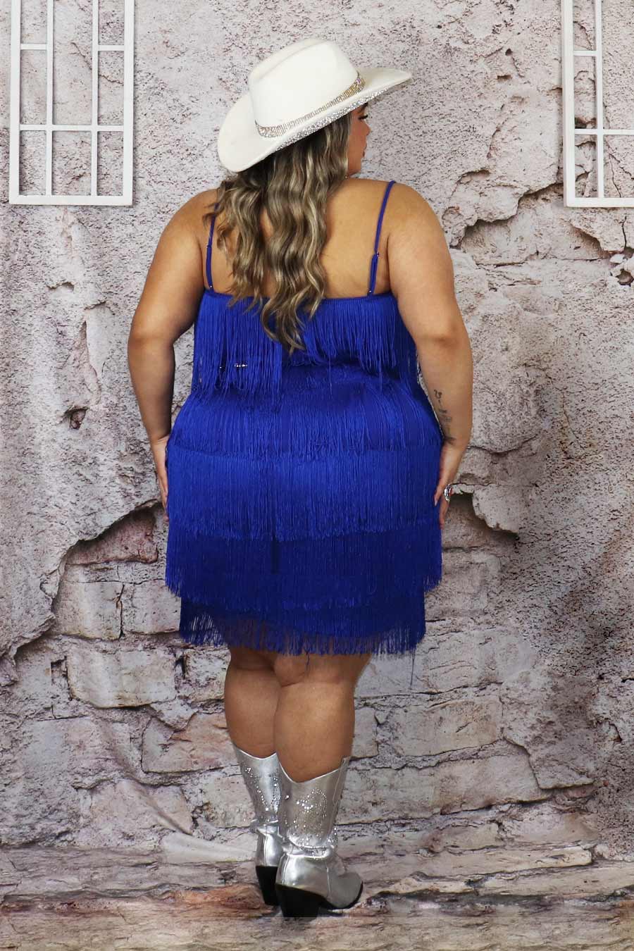 Itziar Fringe  Dress Divas Plus Boutique