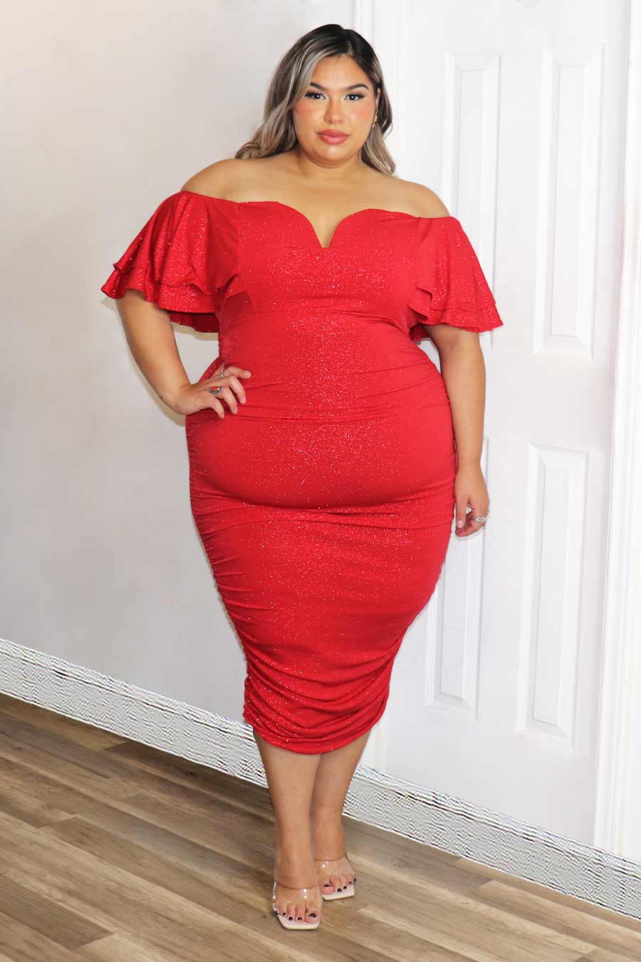 Ibiza's Glitery Dress Divas Plus Boutique