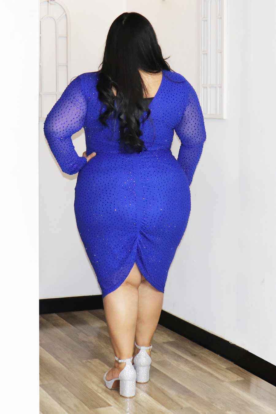 Bebetta Rhinestone Dress Divas Plus Boutique