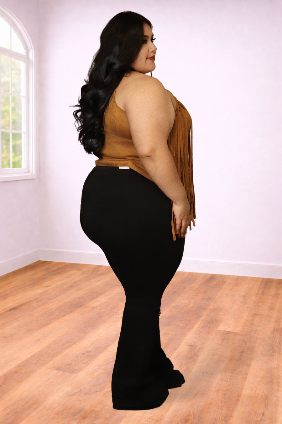 Frida Hight Rise Boot Cut Jeans Divas Plus Boutique