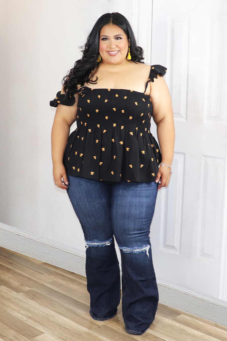 Allessia Peplum Top Divas Plus