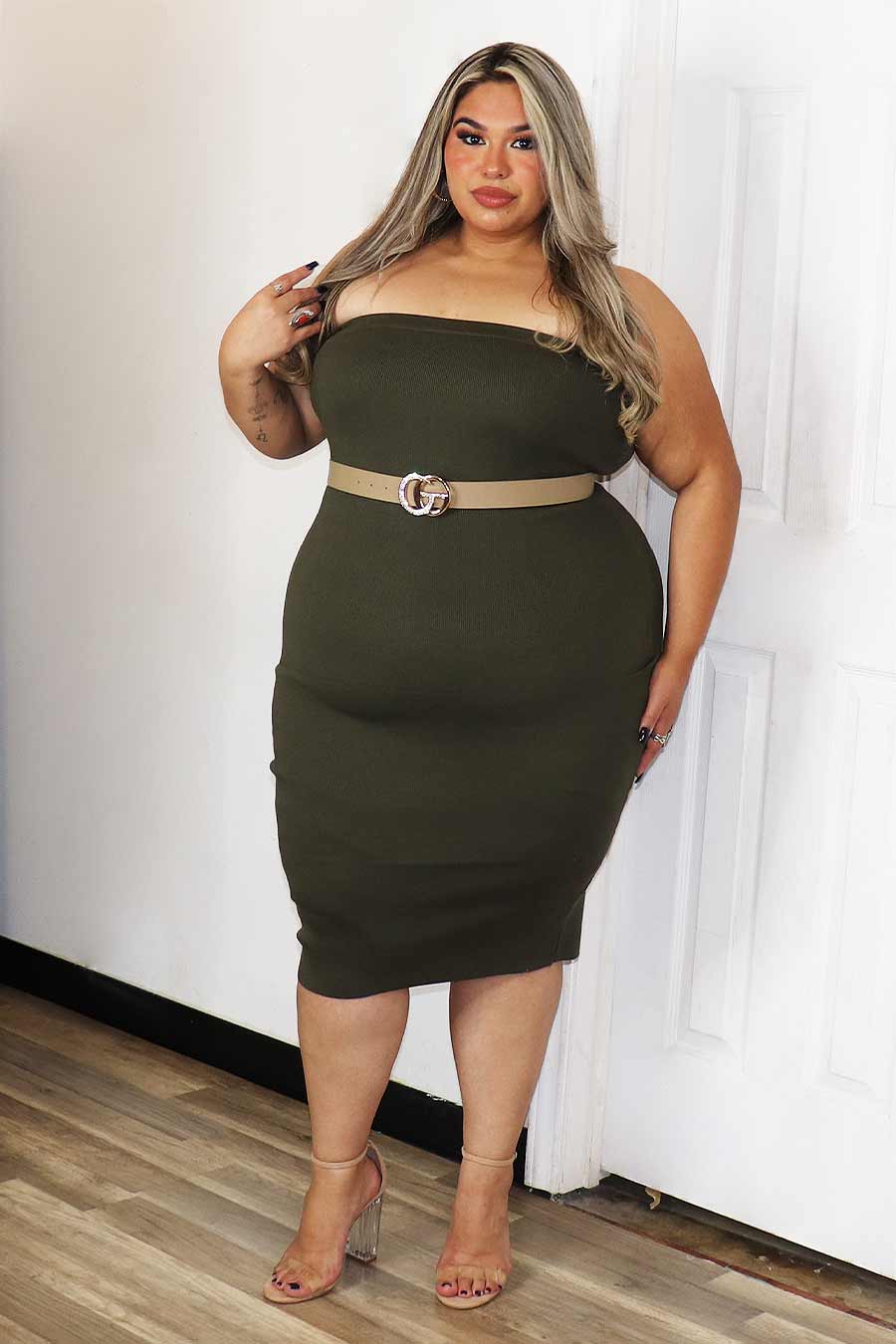 Galia Tube Dress Divas Plus Boutique