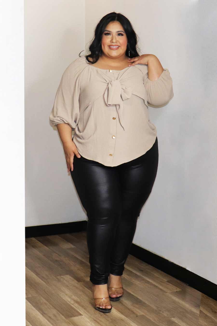 Ma Off Shoulder 3/4 Sleeve Top