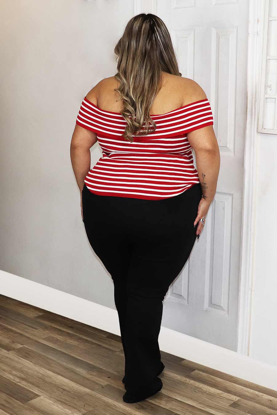 Beida Off Shoulder Top Divas Plus Boutique