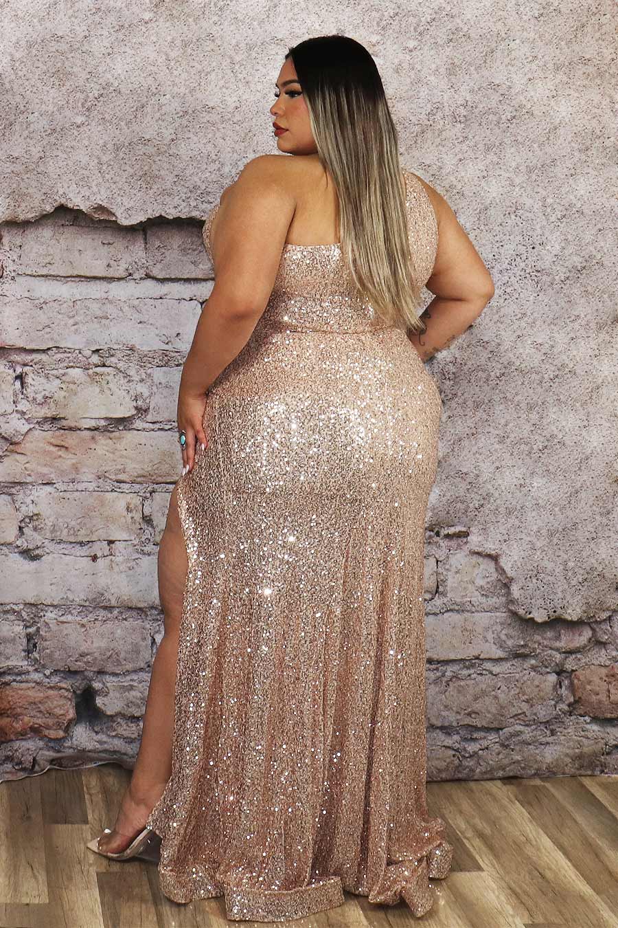 Yosmara Sequin Dress Divas Plus Boutique