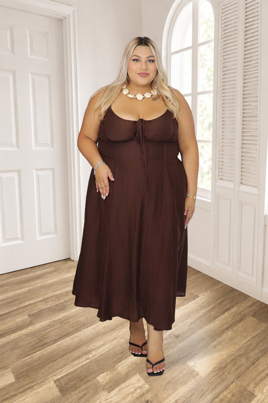 Valentina Plus Size Maxi Dress | Divas Fashion Boutique