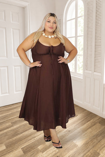 Valentina Plus Size Maxi Dress | Divas Fashion Boutique