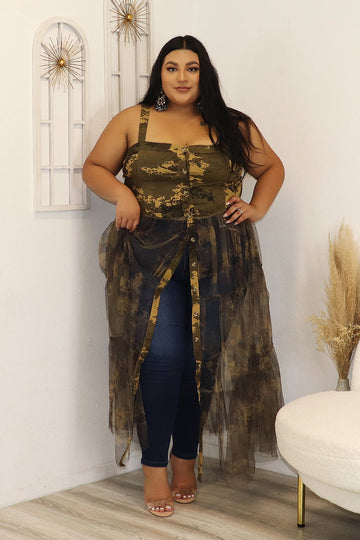 Carla Tulle Bottom Top Multi Divas Plus